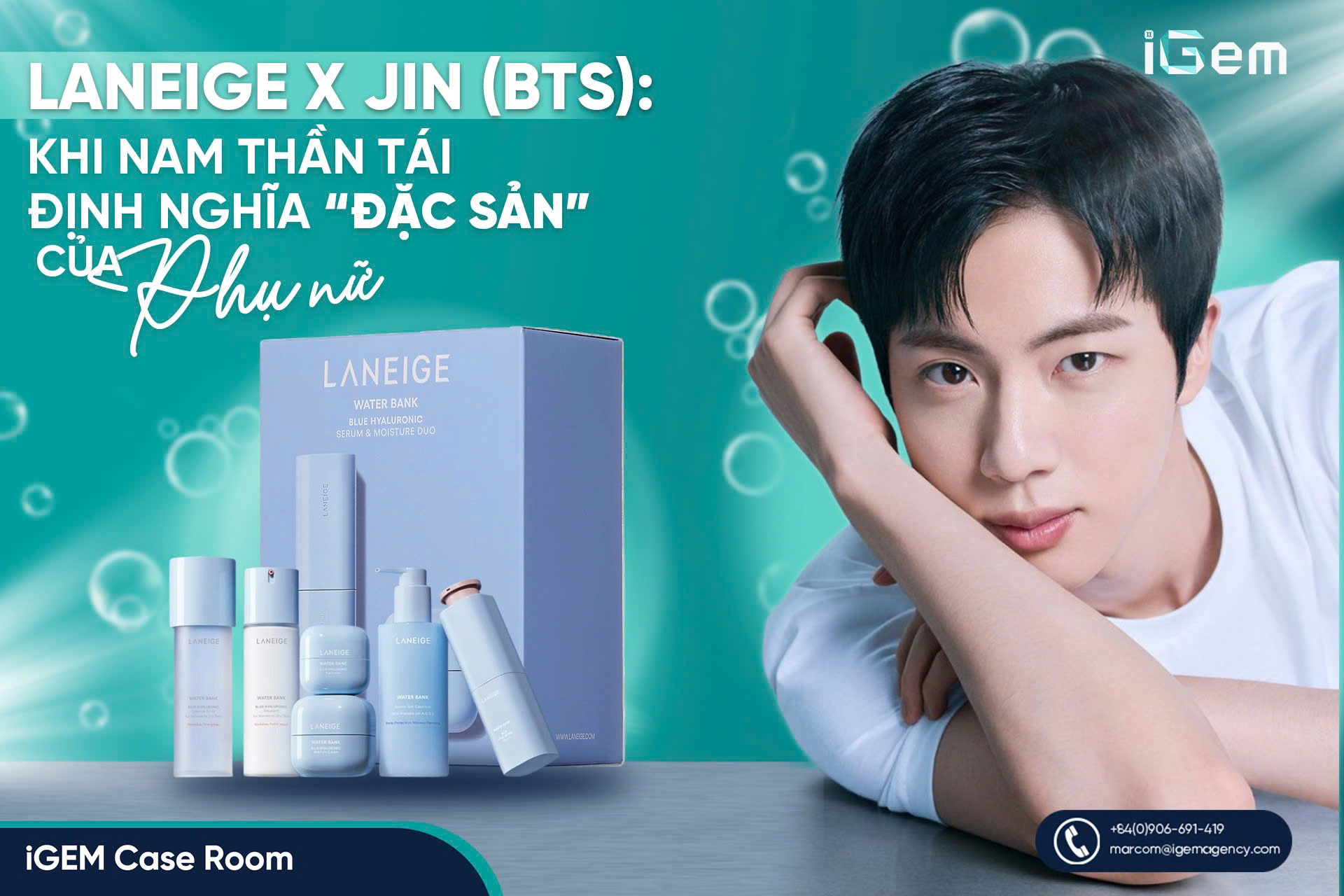 LANEIGE X JIN (BTS): KHI NAM THẦN TÁI ĐỊNH NGHĨA “ĐẶC SẢN” CỦA PHỤ NỮ