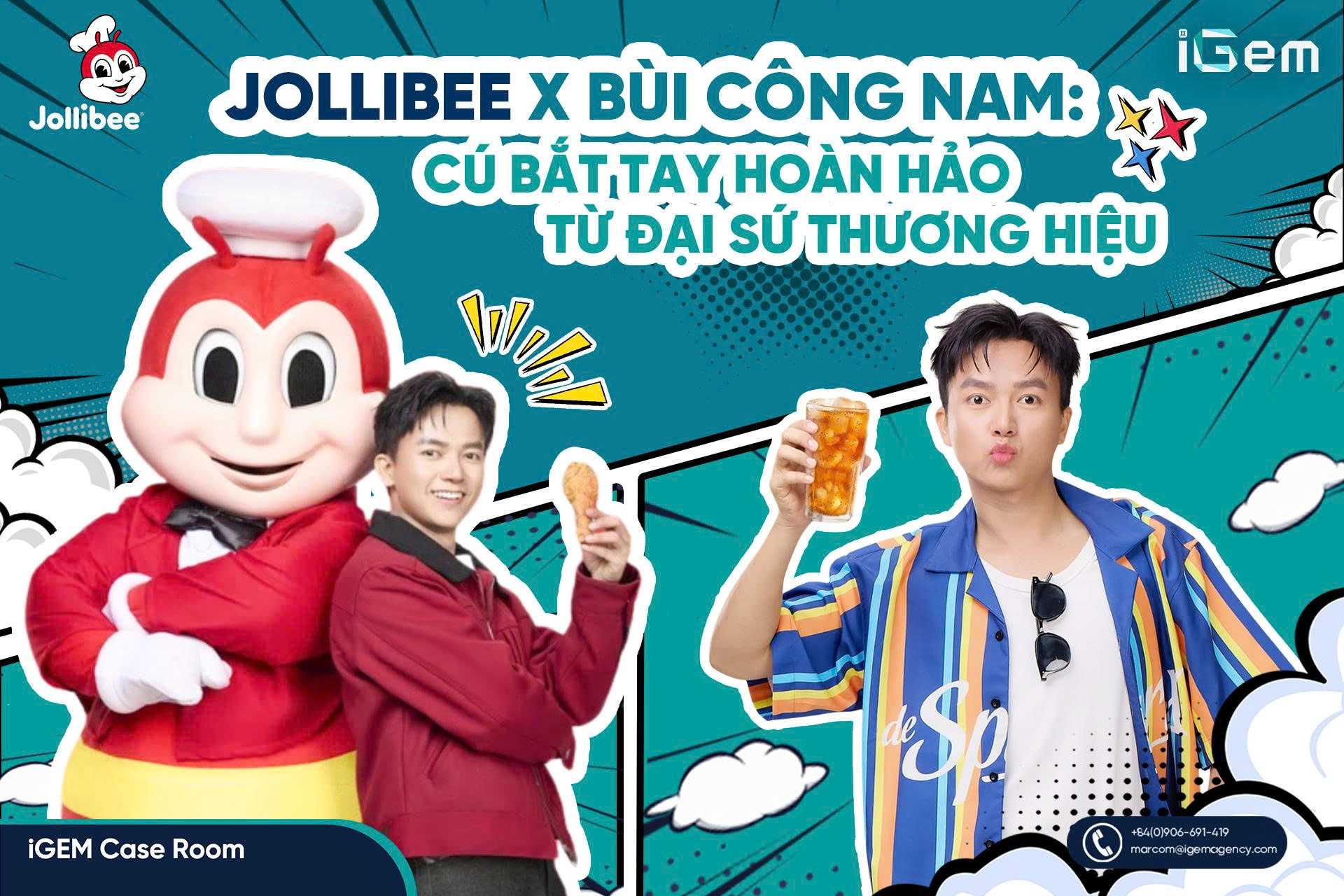 JOLLIBEE X BÙI CÔNG NAM: CÚ BẮT TAY HOÀN HẢO TỪ ĐẠI SỨ THƯƠNG HIỆU