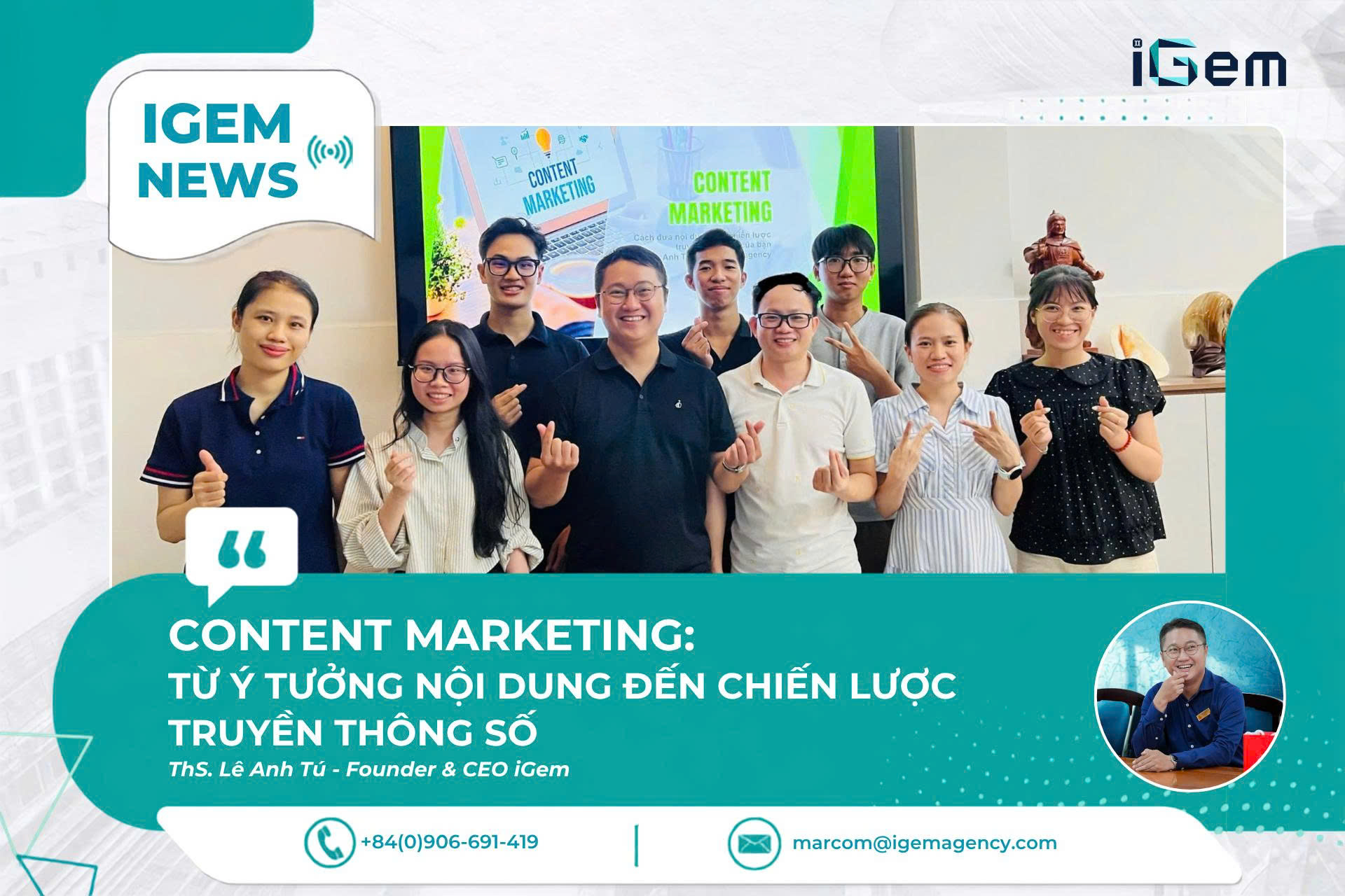 CONTENT MARKETING: TỪ Ý TƯỞNG NỘI DUNG ĐẾN CHIẾN LƯỢC TRUYỀN THÔNG SỐ