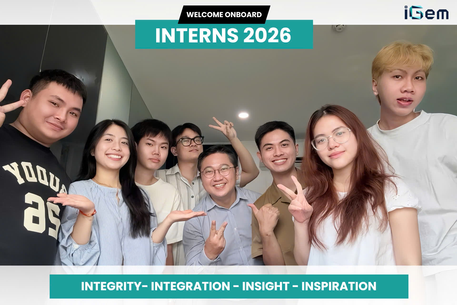 [INTERNSHIP 2026] CHÀO MỪNG CÁC THÀNH VIÊN MỚI ĐẾN VỚI iGEM!