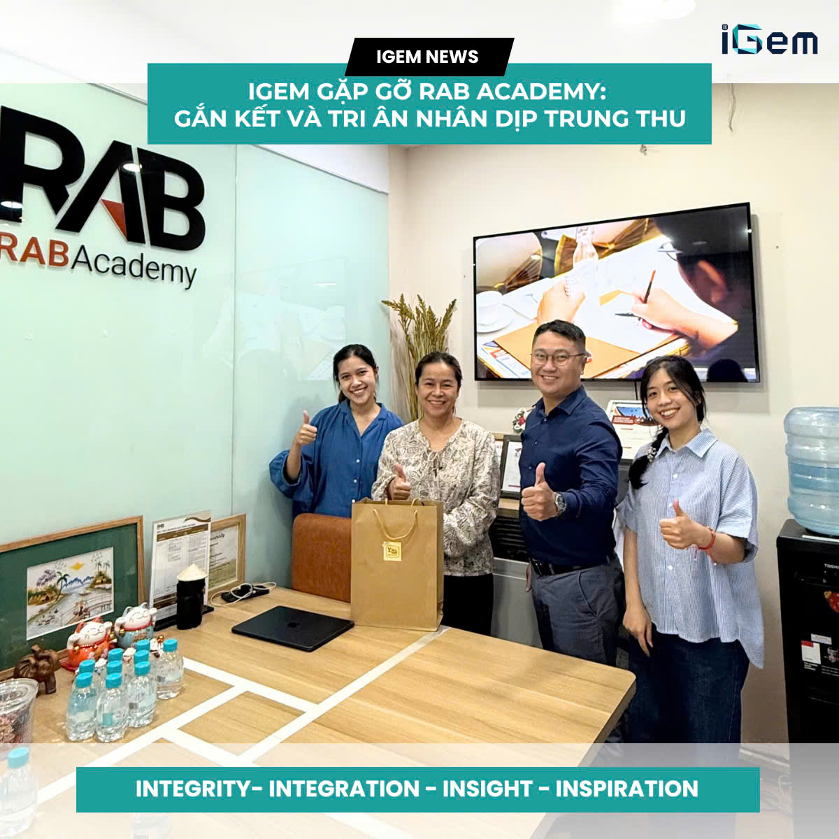 iGEM GẶP GỠ RAB ACADEMY: GẮN KẾT VÀ TRI ÂN NHÂN DỊP TRUNG THU